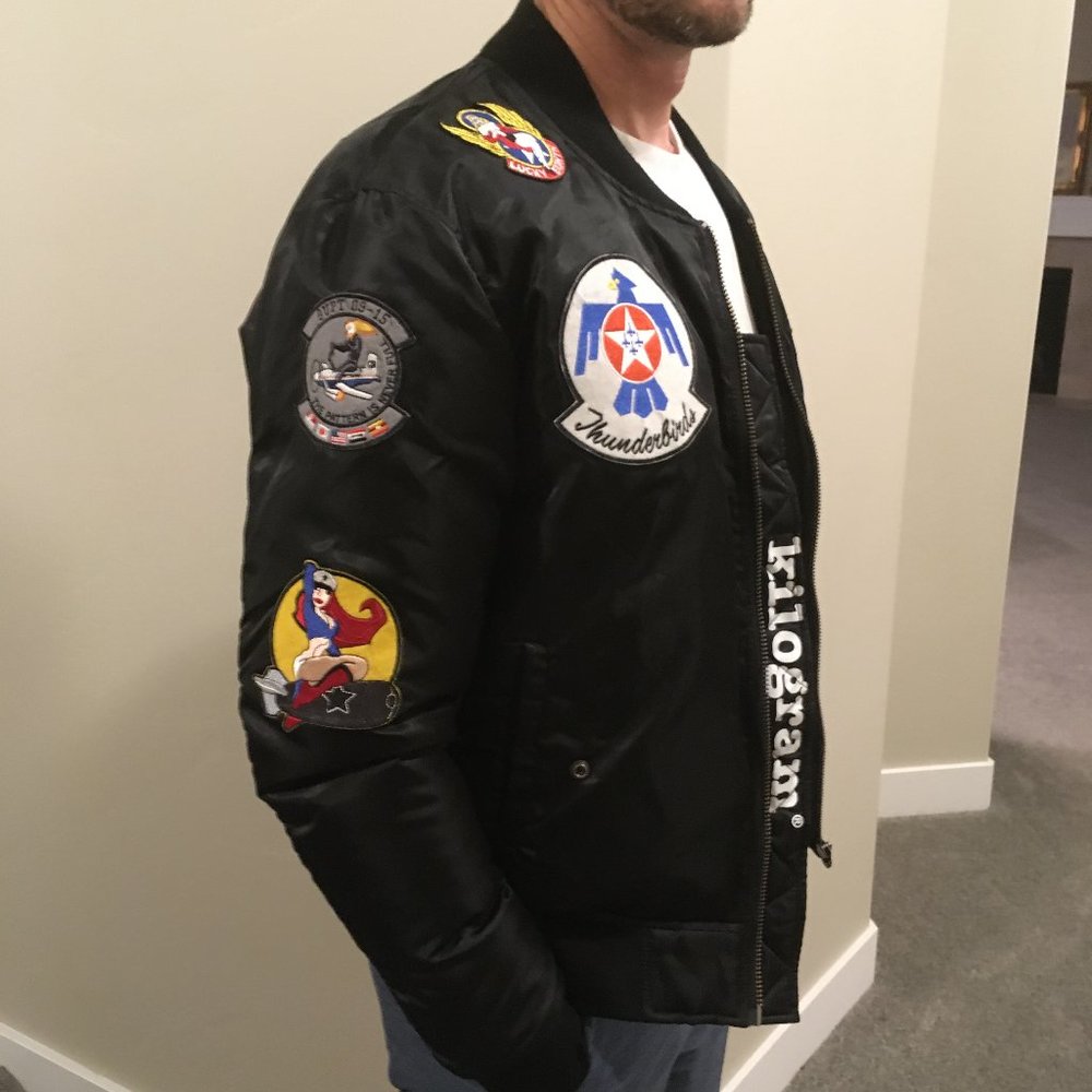 Kilogram Thunderbirds Flight Bomber Jacket NWT XL